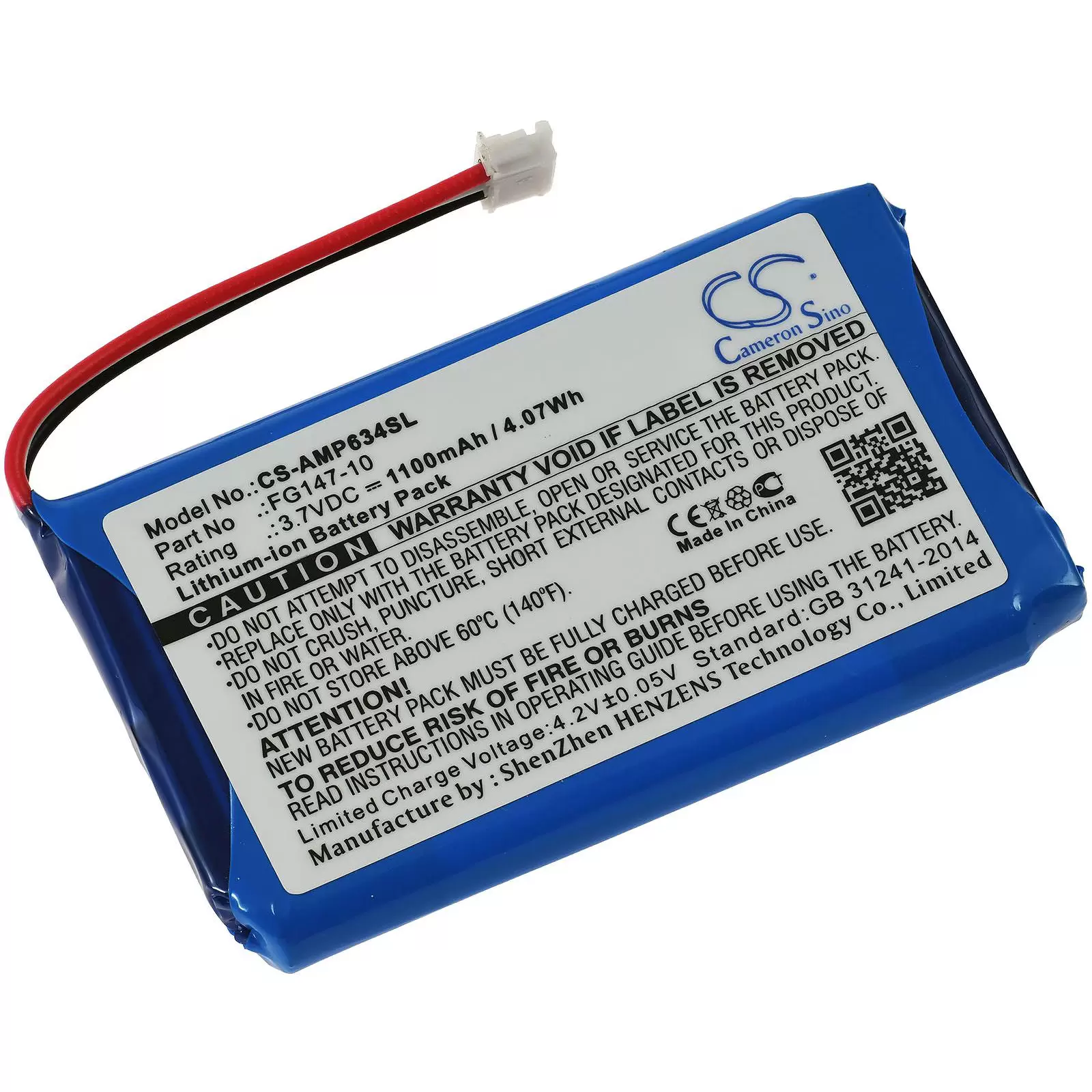 Akku für Universalfernbedienung AMX Mio Modero / Typ MIO-RBP Akku für Universalfernbedienung AMX Mio Modero / Typ MIO-RBP