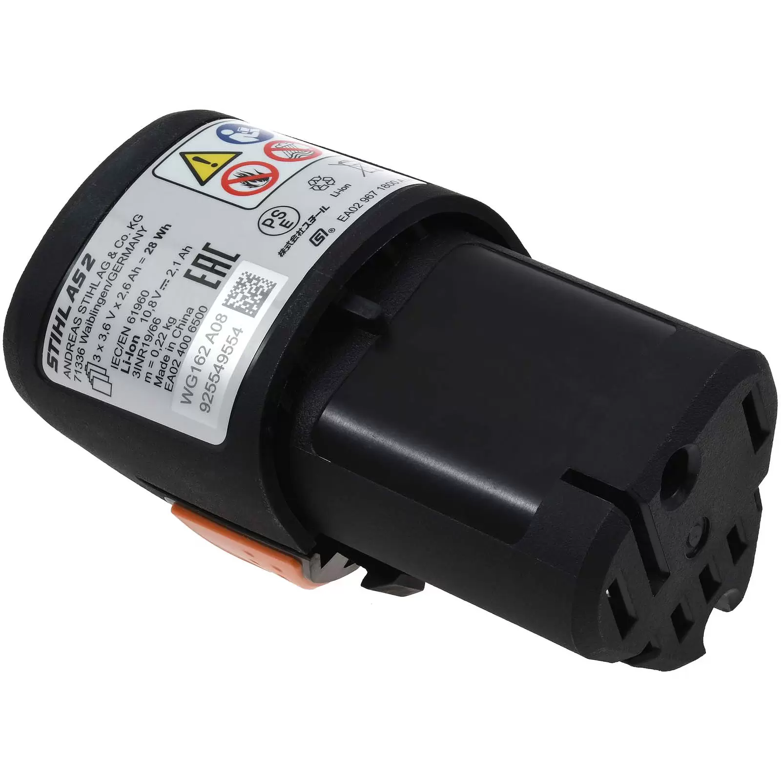 STIHL Akku AS2 28Wh Li-Ion 10,8V 2600mAh Li-Ion STIHL Akku AS2 28Wh Li-Ion 10,8V 2600mAh Li-Ion
