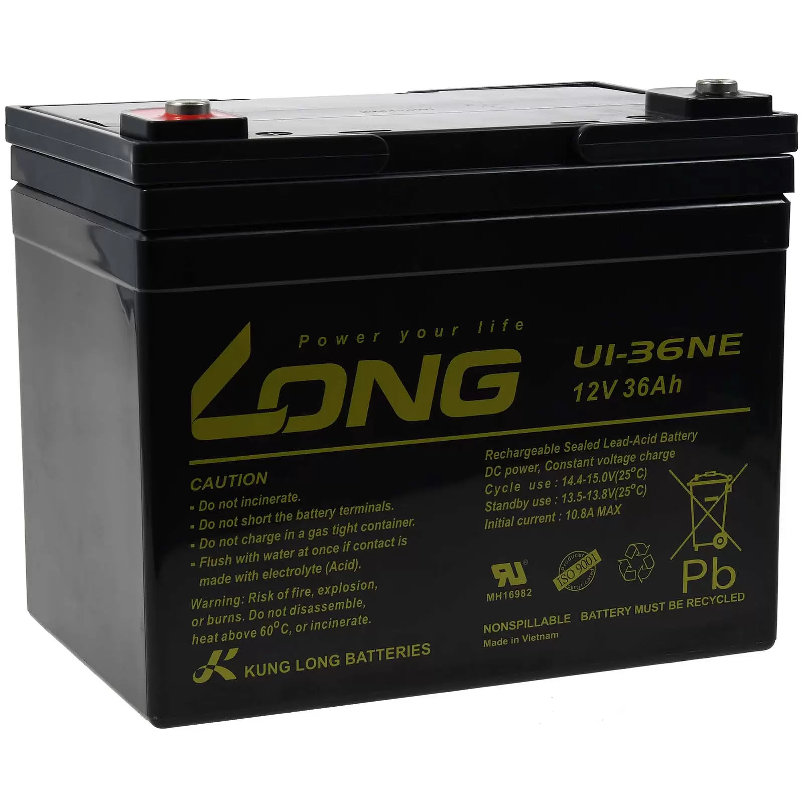Long Bleiakku U1-36NE 12V 36Ah Long Bleiakku U1-36NE 12V 36Ah