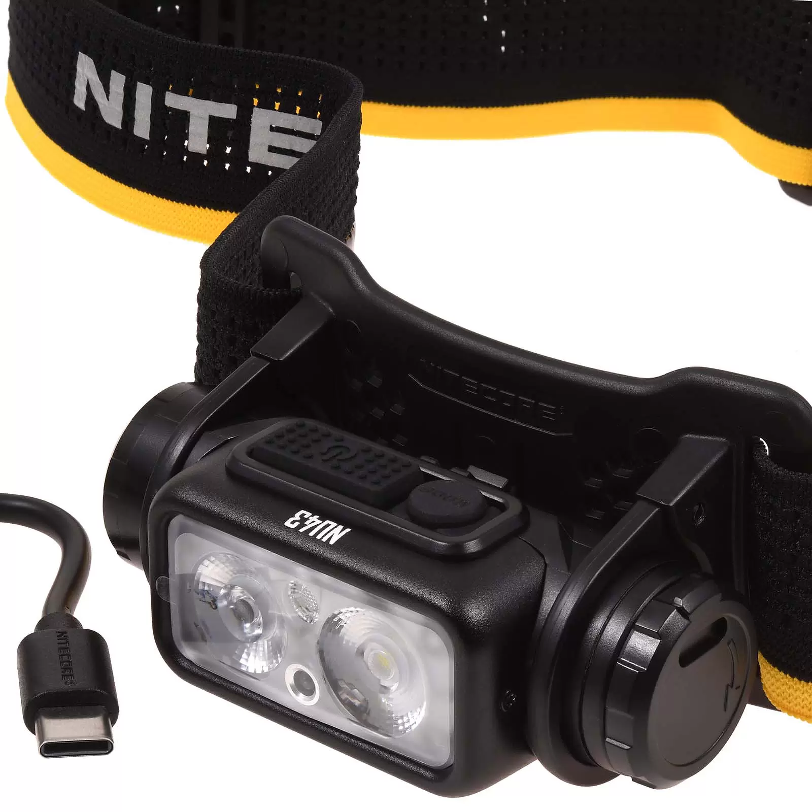 Nitecore NU43 LED Kopflampe, Stirnlampe, Headlamp, USB-C, max. 1400 Lumen