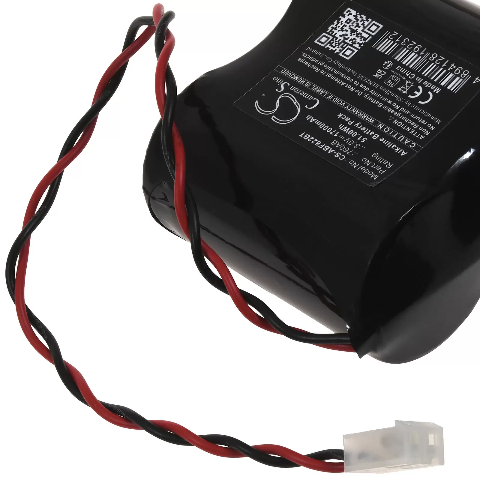 Batterie passend für Abus FU2986 FUSG50000 Secvest 2WAY Sirene Typ 760AB Batterie passend für Abus FU2986 FUSG50000 Secvest 2WAY Sirene Typ 760AB