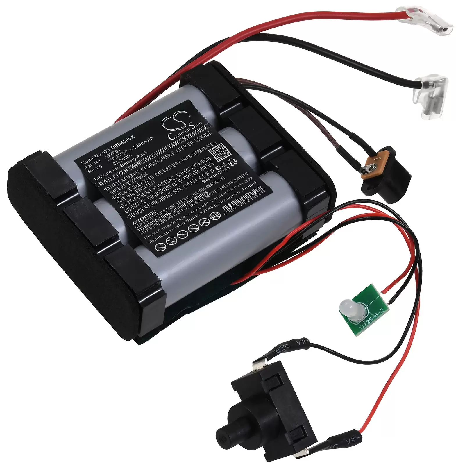 Akku passend für Staubsauger Dirt Devil BD45000 Typ BY001 Akku passend für Staubsauger Dirt Devil BD45000 Typ BY001