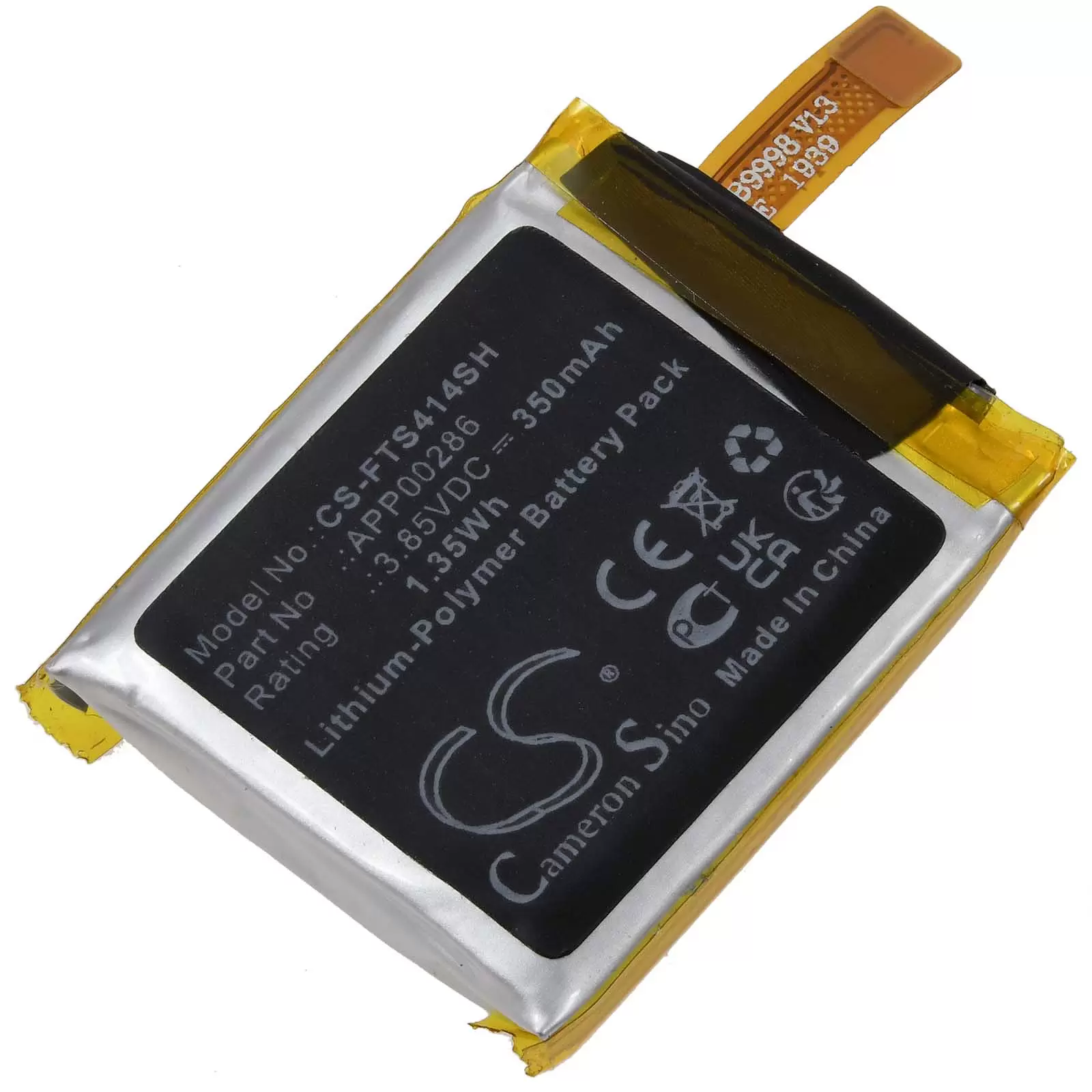 Akku passend für Smartwatch Fossil Sport 4. Generation 41mm Typ APP00286 Akku passend für Smartwatch Fossil Sport 4. Generation 41mm Typ APP00286