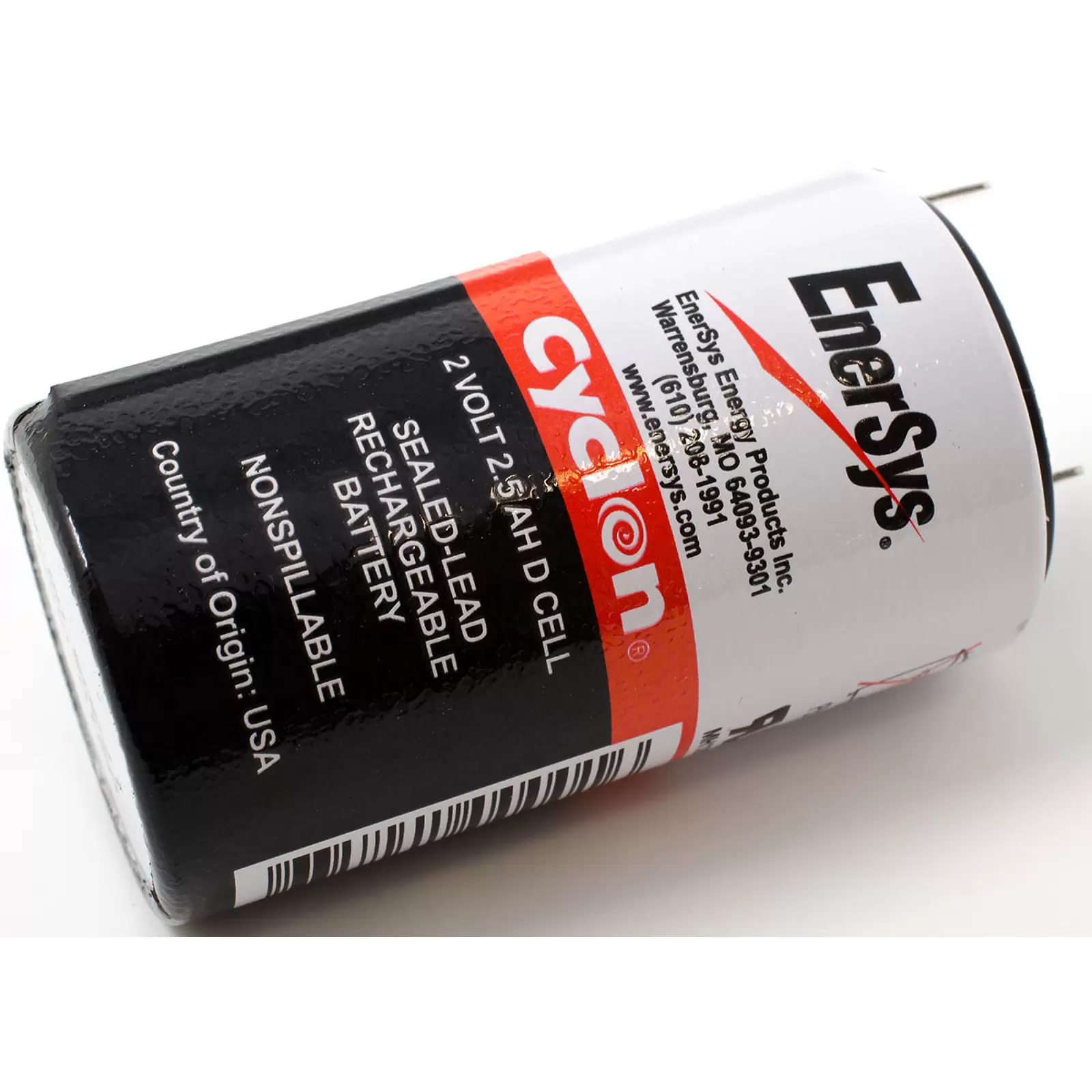 Enersys / Hawker Bleiakku, Blei-Zelle D Cyclon 0810-0004 2V 2,5Ah Enersys / Hawker Bleiakku, Blei-Zelle D Cyclon 0810-0004 2V 2,5Ah