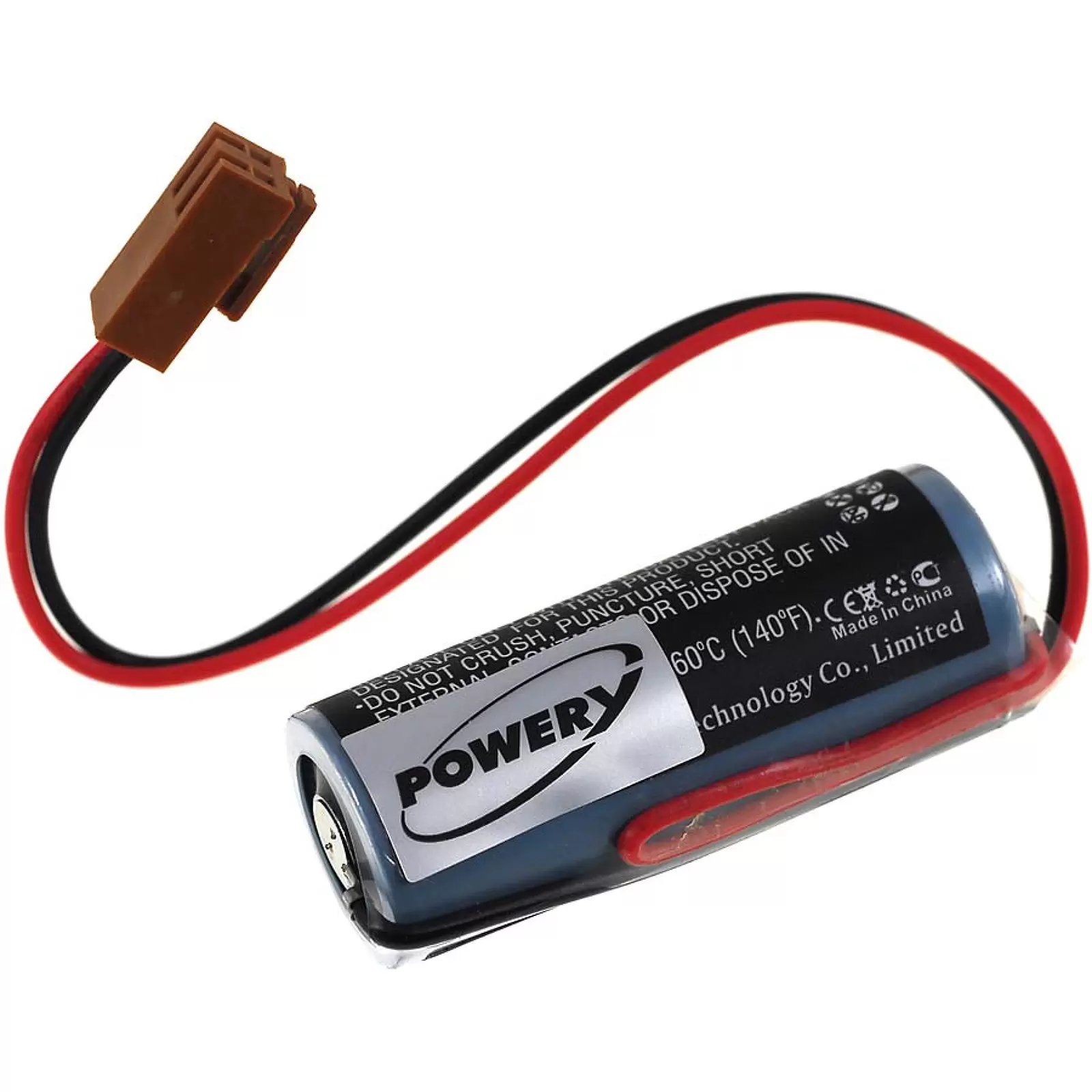 SPS-Lithiumbatterie für GE FANUC CNC-21B / Typ A02B-0118-K111 SPS-Lithiumbatterie für GE FANUC CNC-21B / Typ A02B-0118-K111