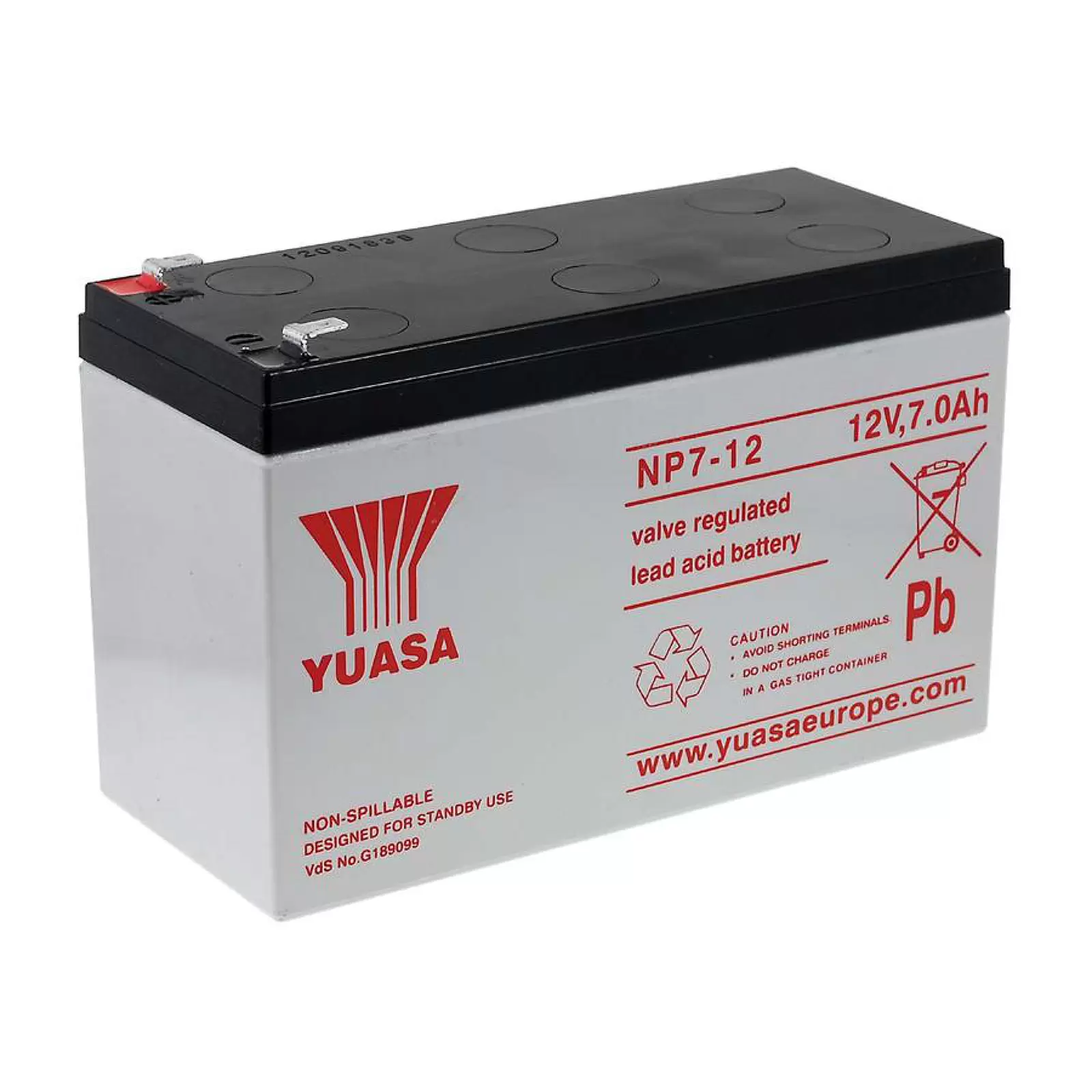 YUASA Bleiakku NP7-12 Vds YUASA Bleiakku NP7-12 Vds