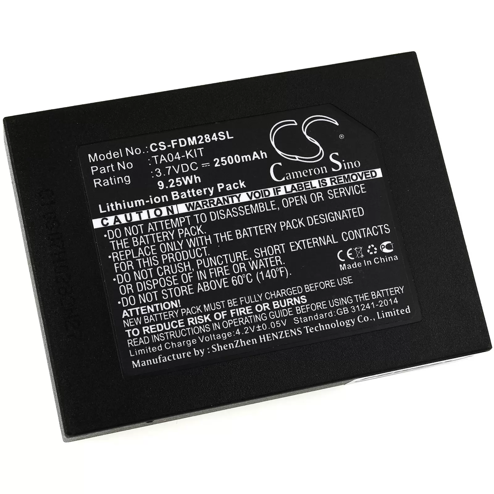 Akku für Wärmebildkamera Flir DM284 / Typ TA04-KIT Akku für Wärmebildkamera Flir DM284 / Typ TA04-KIT