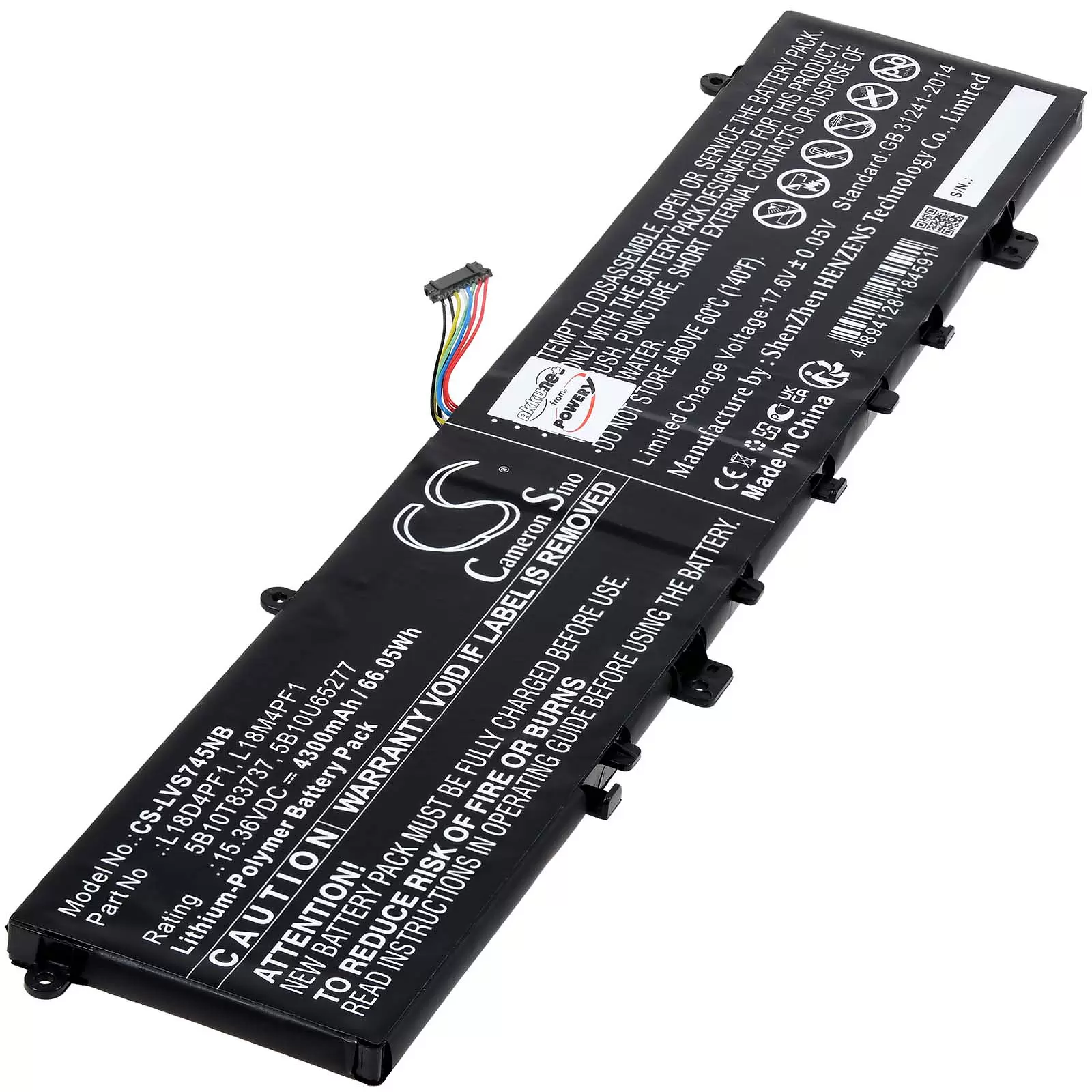 Akku passend für Laptop Lenovo Yoga S740-15IRH Yoga C940-15IRH Typ L18M4PF1 Akku passend für Laptop Lenovo Yoga S740-15IRH Yoga C940-15IRH Typ L18M4PF1