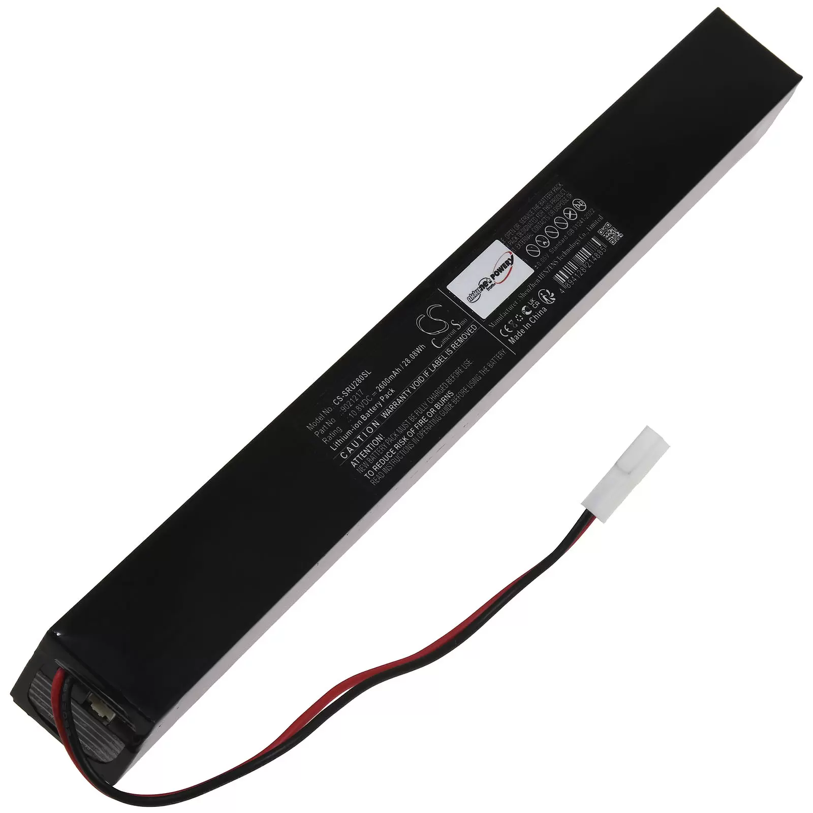 Akku passend für Funk-Rollladenantrieb Somfy Sonesse 28 V1 Roll Up 28 V2 Roll Up Typ 9021217