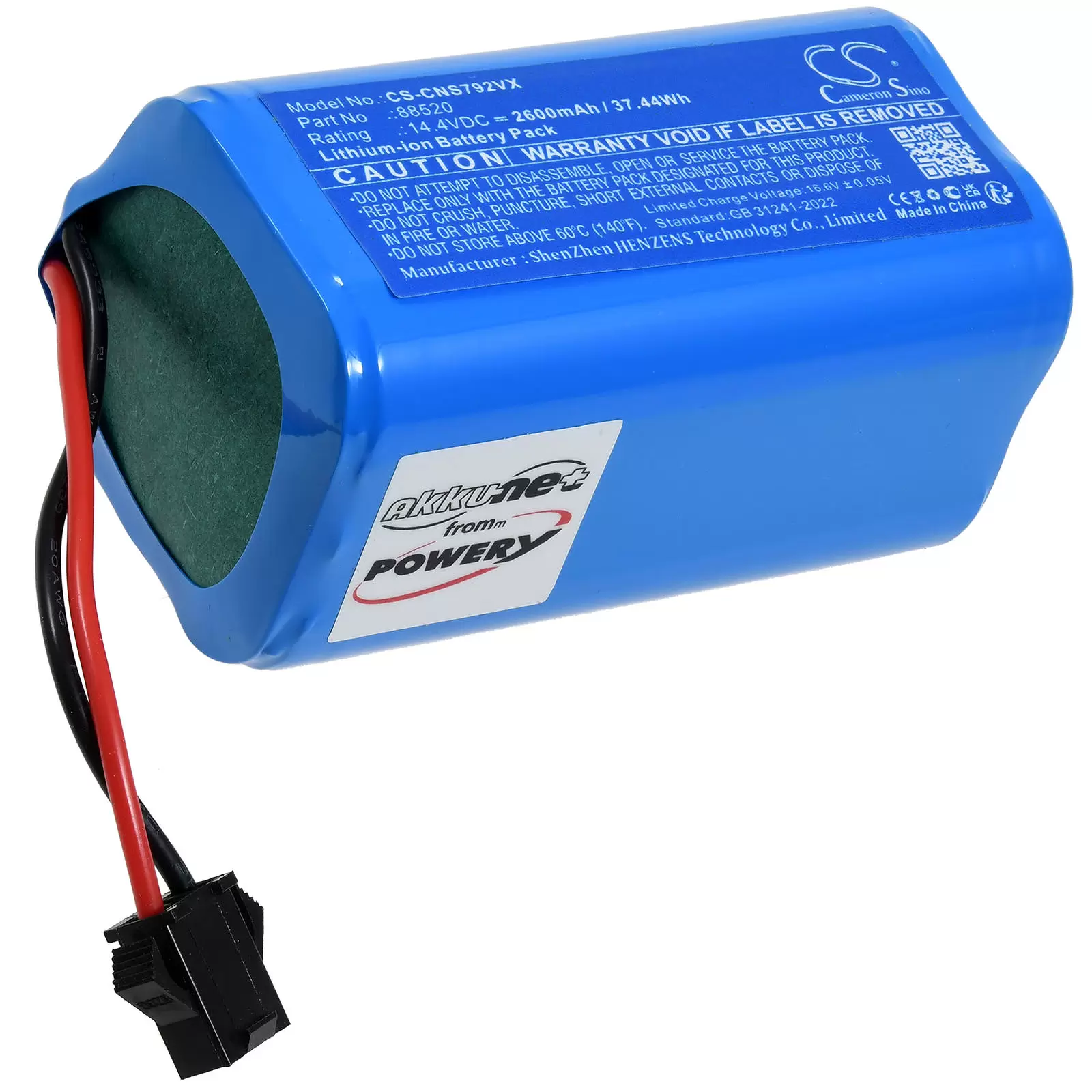 Akku passend für Cecotec Conga 7490 Eternal Genesis Conga 7490 Ultimate Genesis Saugroboter Typ 88520