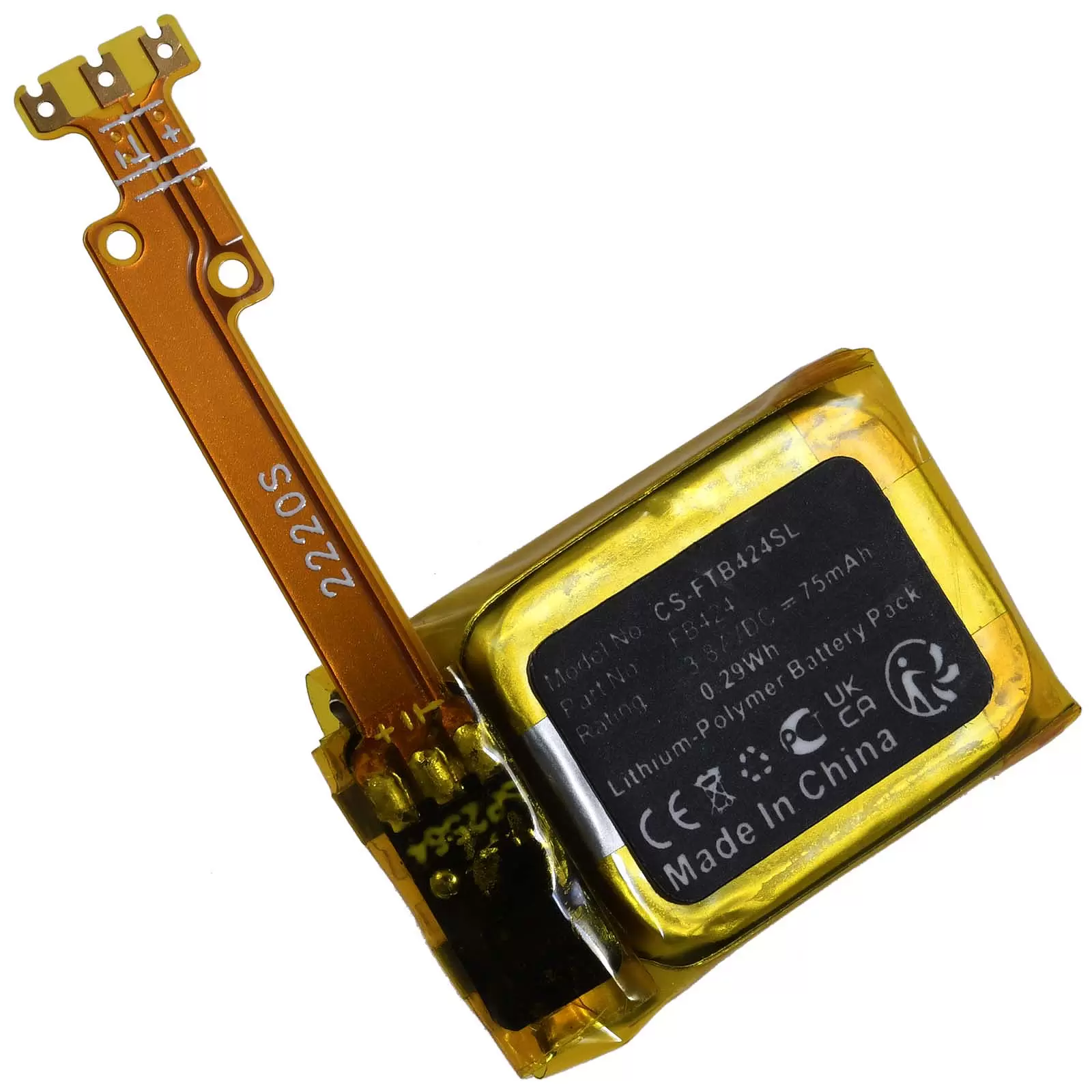 Akku passend für Smartwatch Fitbit inspire 3 Typ FB424 Akku passend für Smartwatch Fitbit inspire 3 Typ FB424