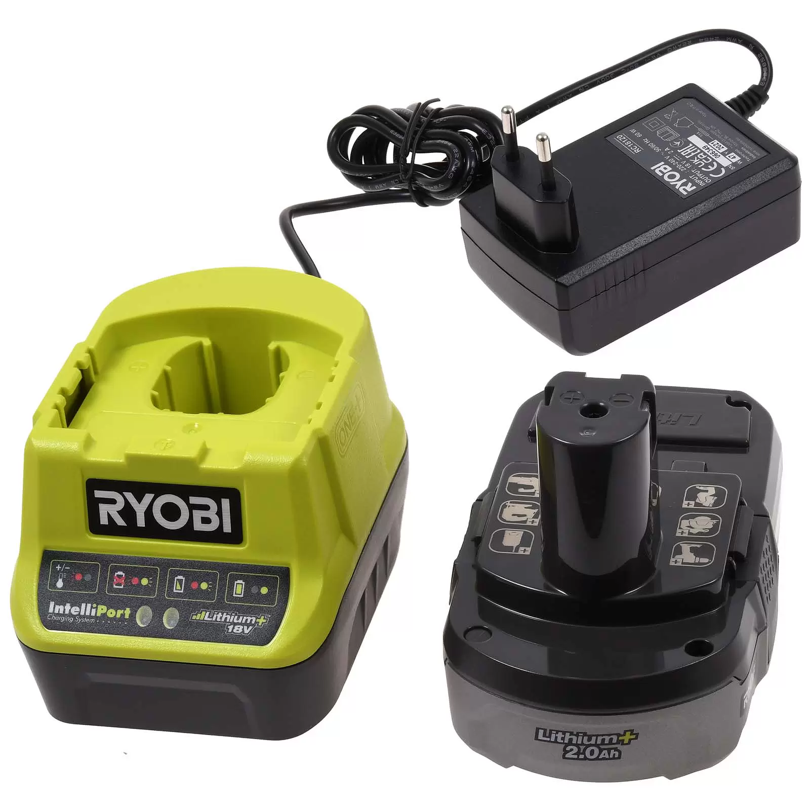 RYOBI 18 V Akku-Starter-Set RC18120-120 RYOBI 18 V Akku-Starter-Set RC18120-120