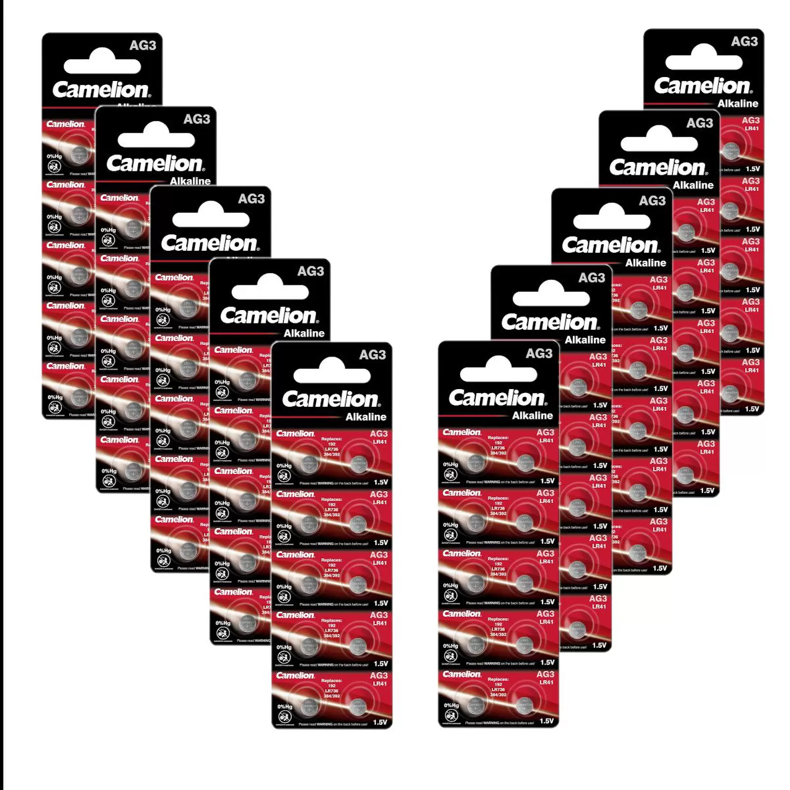 100 Stück Camelion Knopfzelle, Uhren-Batterie LR41 AG3 (10x 10er Blister) 100 Stück Camelion Knopfzelle, Uhren-Batterie LR41 AG3 (10x 10er Blister)
