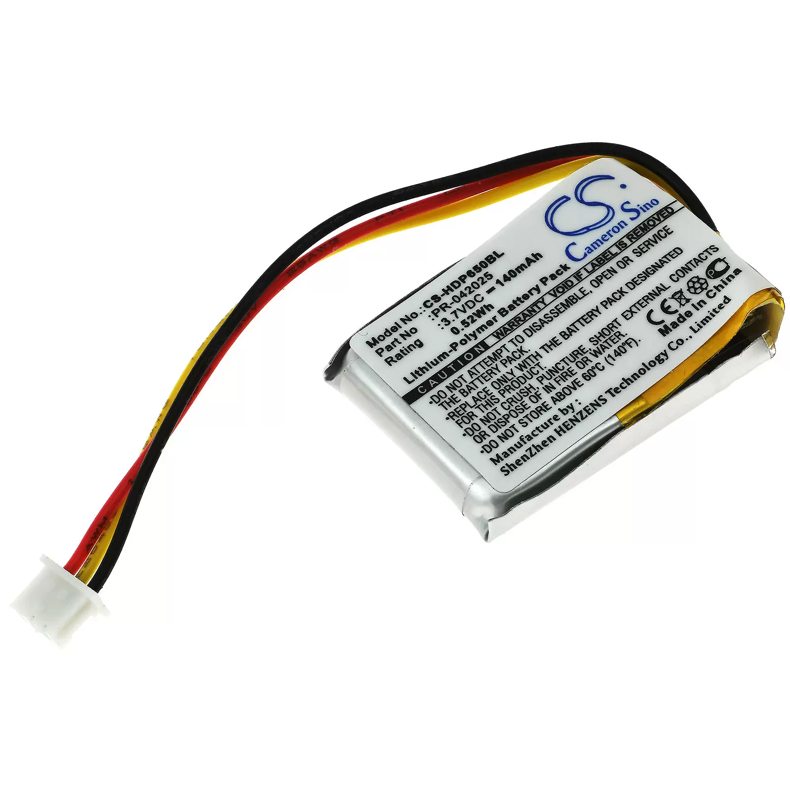 BackUp-Akku passend für Barcode-Scanner Dolphin 6500EP / Typ PR-042025 BackUp-Akku passend für Barcode-Scanner Dolphin 6500EP / Typ PR-042025