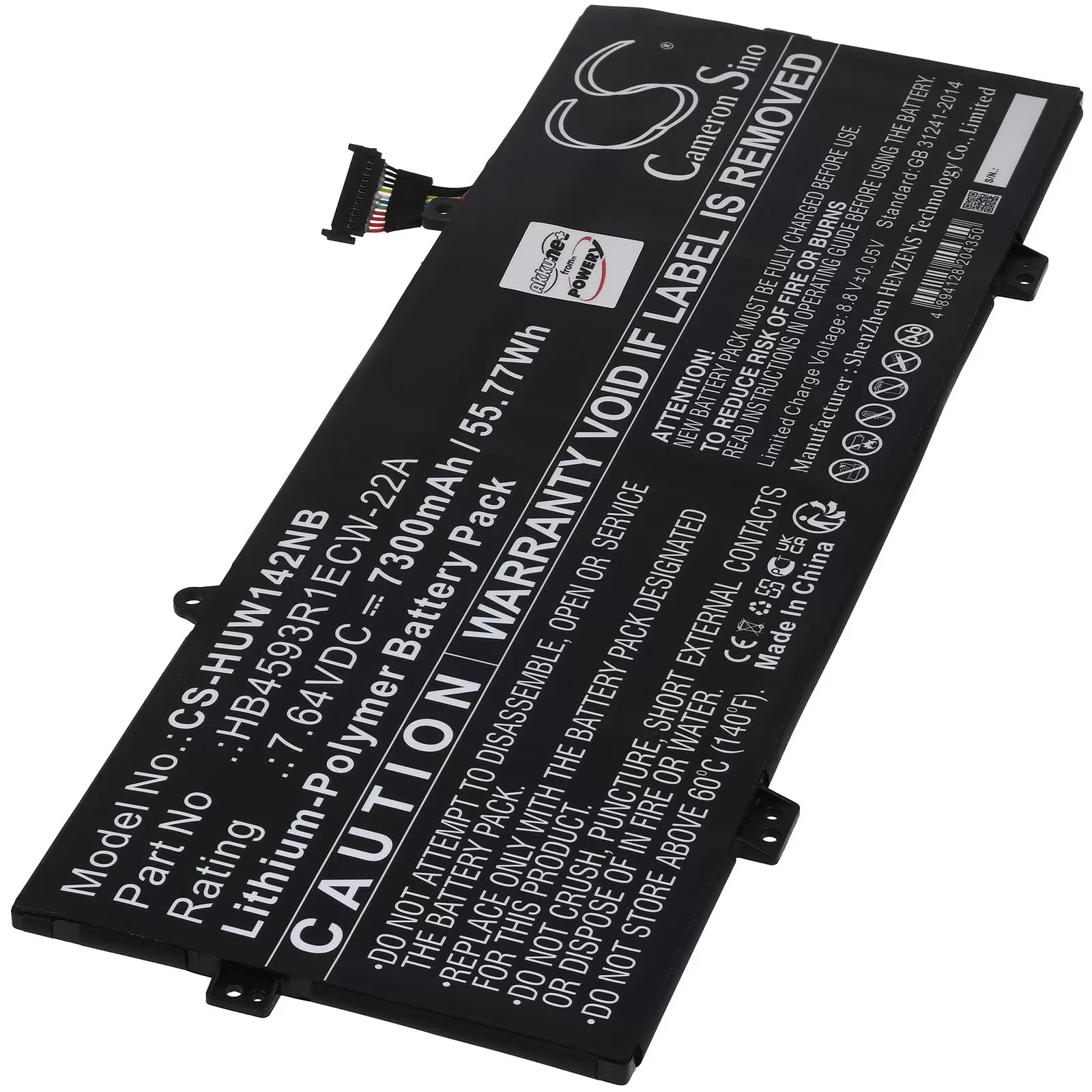 Akku passend für Laptop Huawei MateBook 14 2020er Version MateBook X Pro 2021er Version Typ HB4593R1ECW-22C