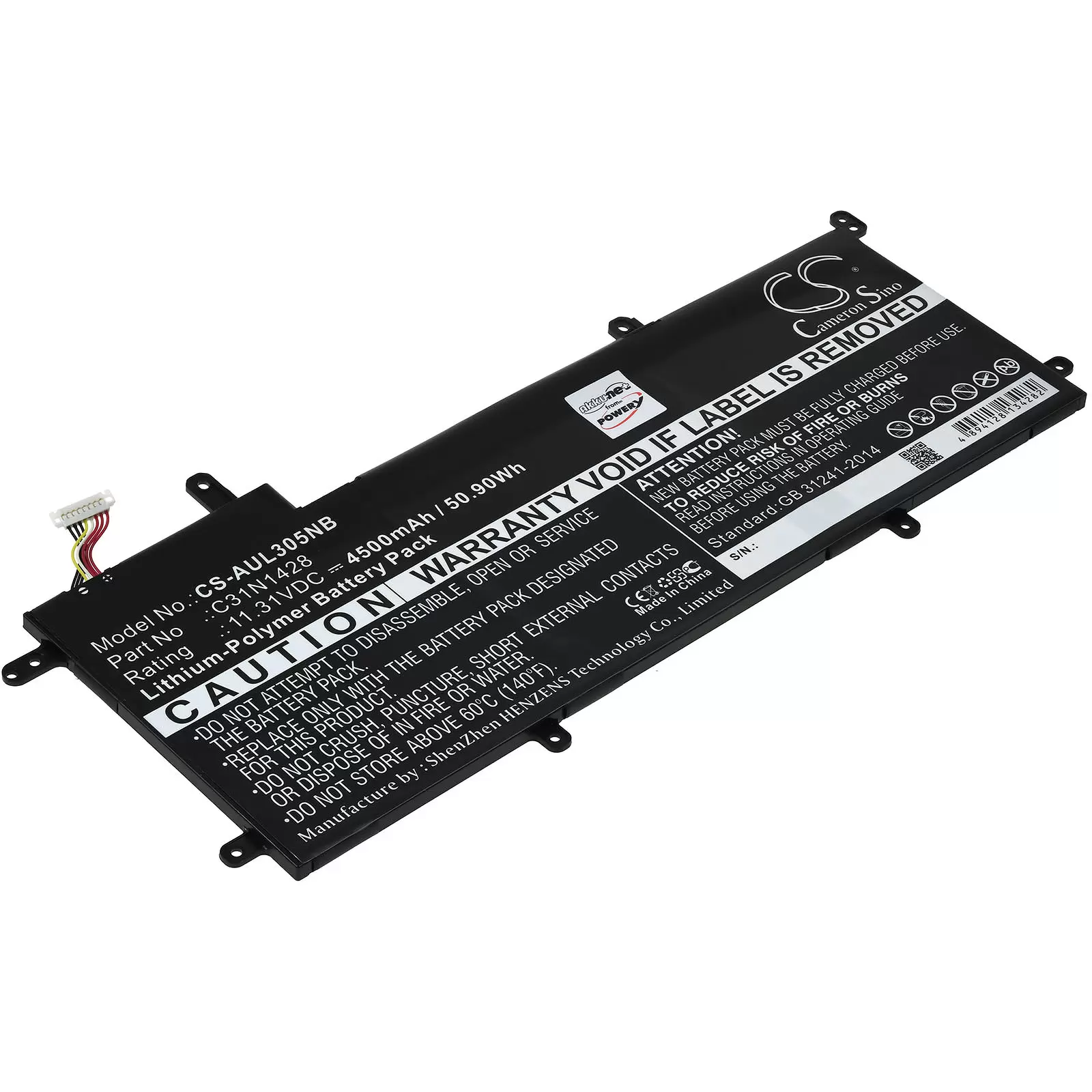 Akku für Laptop Asus Zenbook UX305LA / UX305UA / Typ C31N1428 Akku für Laptop Asus Zenbook UX305LA / UX305UA / Typ C31N1428