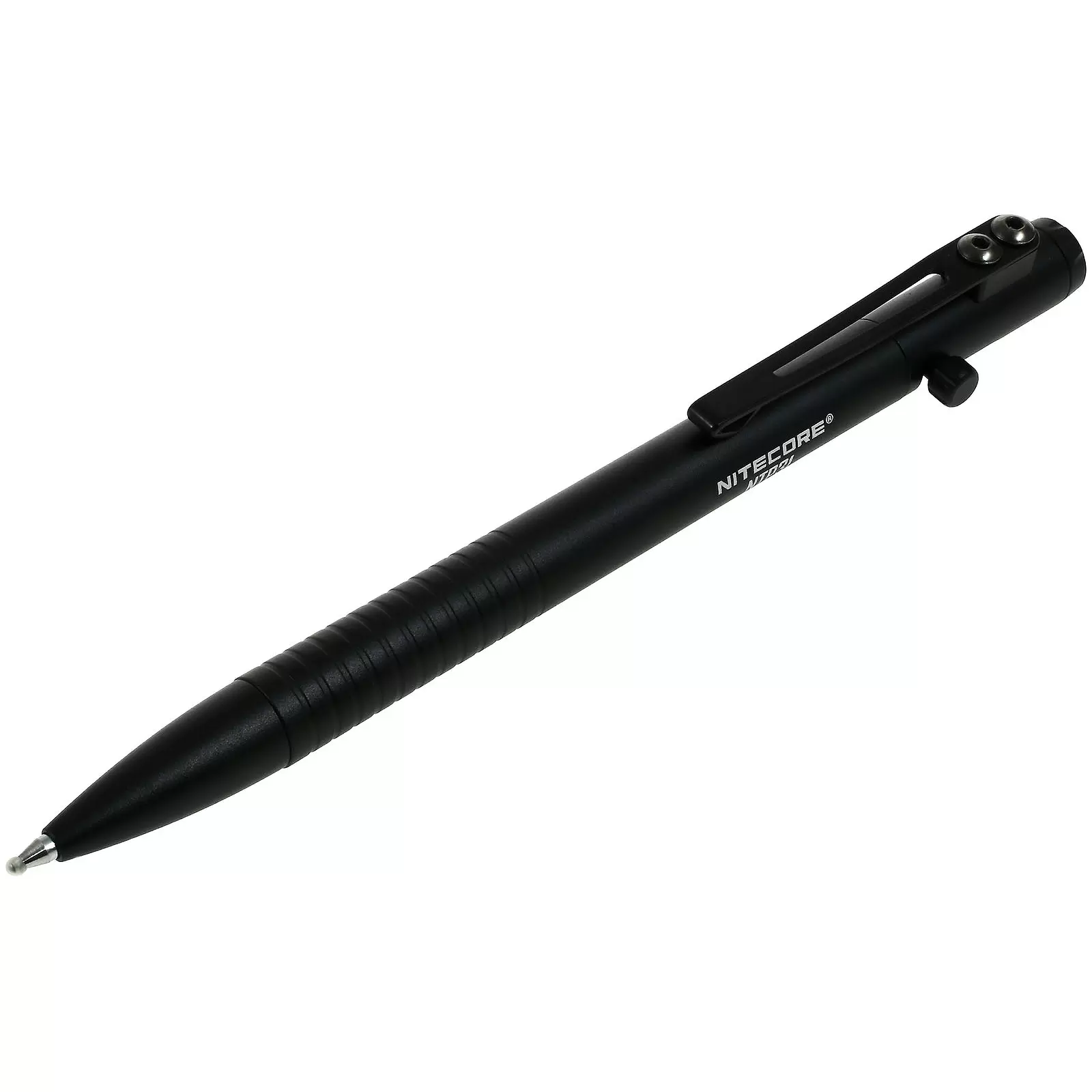 Nitecore Tactical Pen, taktischer Stift, Kugelschreiber NTP31, schwarz, Aluminium