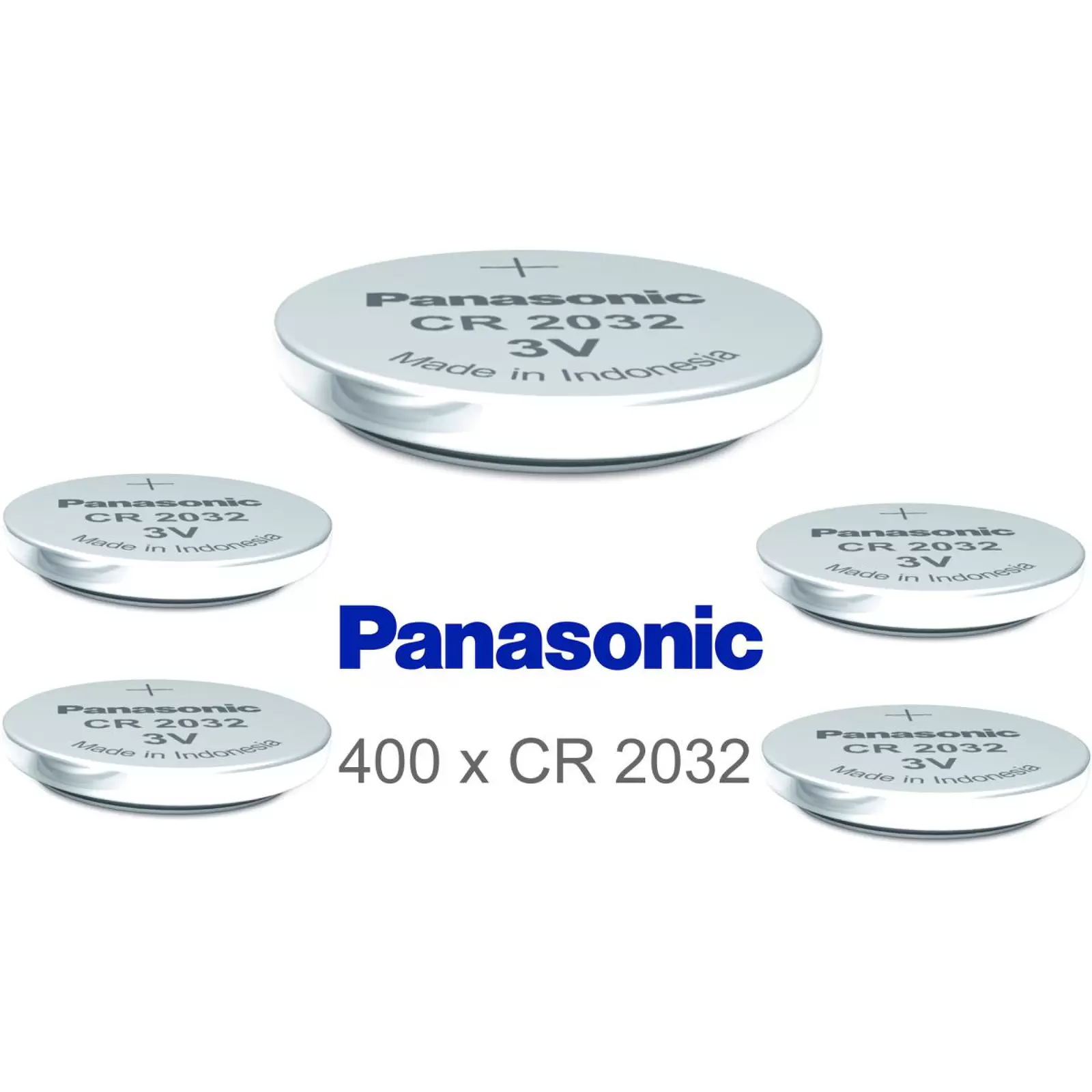 400x Panasonic CR2032 DL2032 ECR2032 Lithium Knopfzellen Lose Batterien für Uhren, Autoschlüssel 400x Panasonic CR2032 DL2032 ECR2032 Lithium Knopfzellen Lose Batterien für Uhren, Autoschlüssel