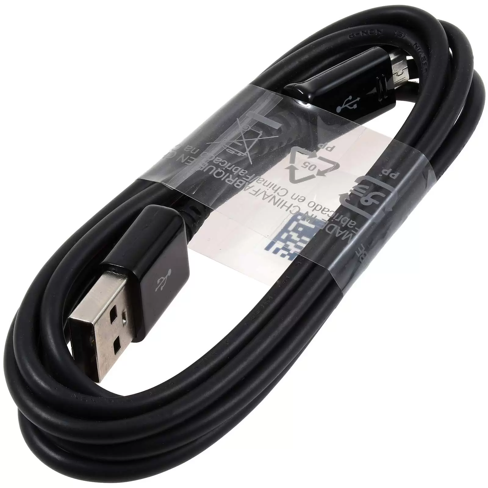 Samsung ECB-DU4EBE USB-A auf Micro-USB Datenkabel Ladekabel 1,5m schwarz