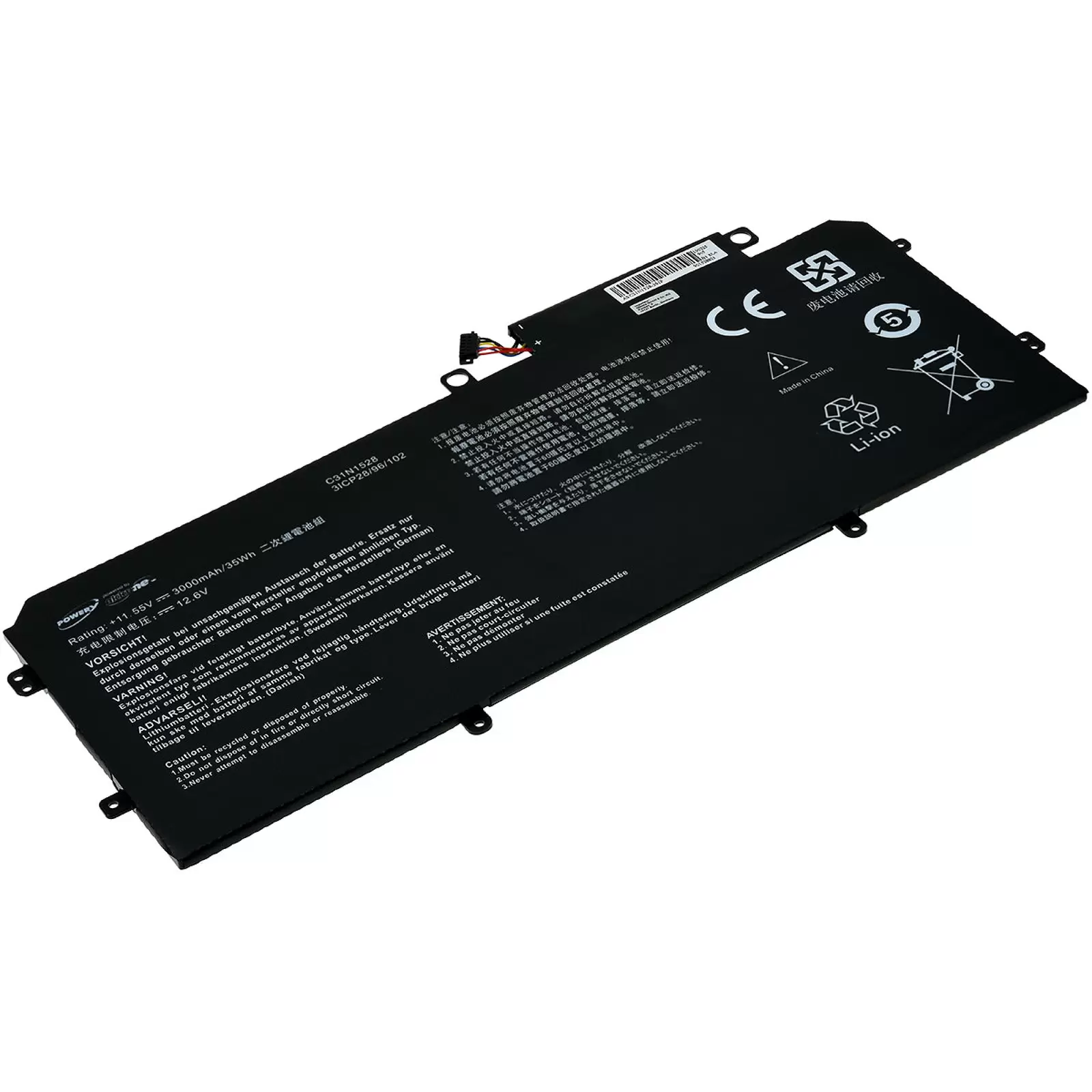 Akku passend für Laptop Asus ZenBook Flip UX360CA / Typ C31N1528 Akku passend für Laptop Asus ZenBook Flip UX360CA / Typ C31N1528