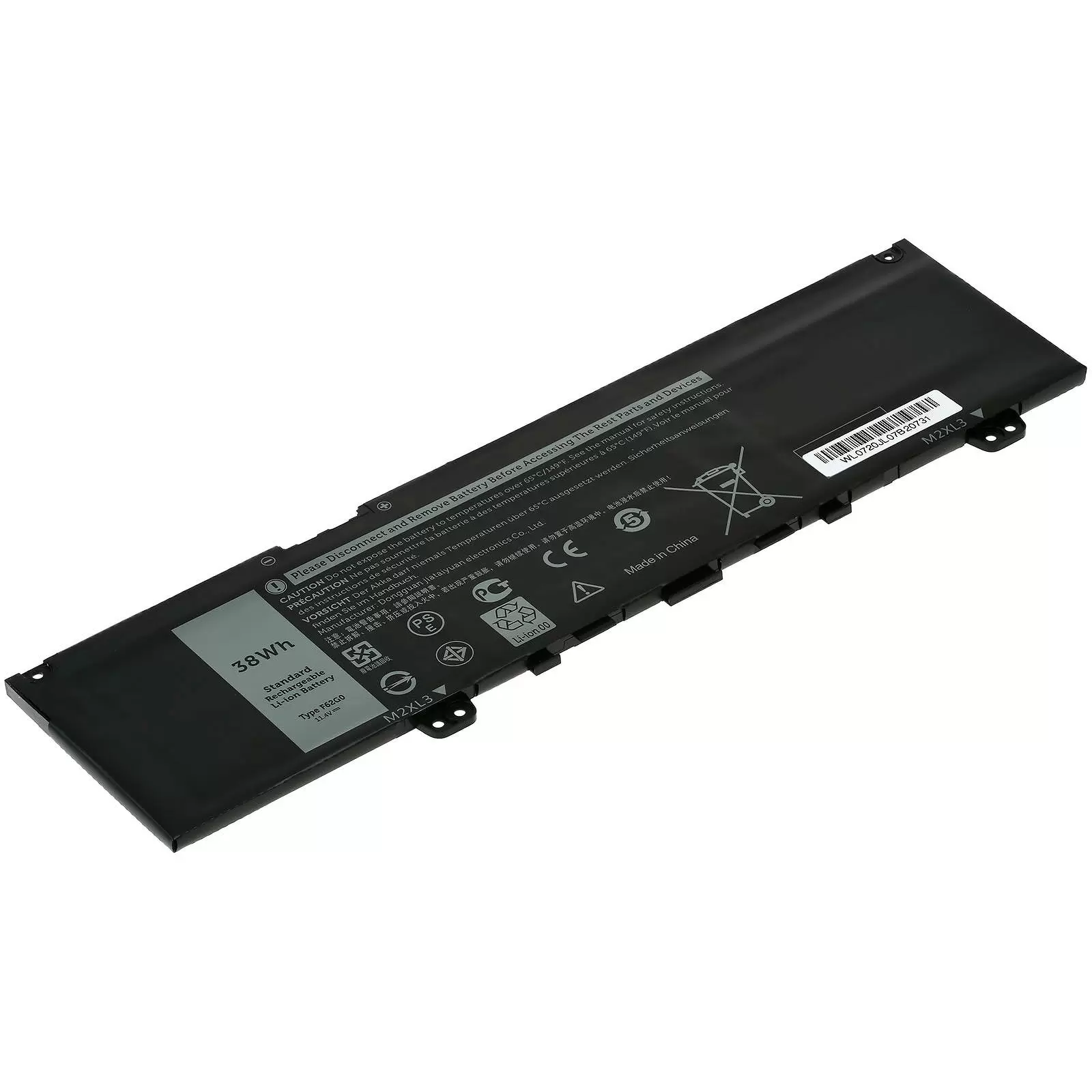 Akku für Laptop Dell Inspiron 13 7000 / 7373 / Typ F62GO Akku für Laptop Dell Inspiron 13 7000 / 7373 / Typ F62GO