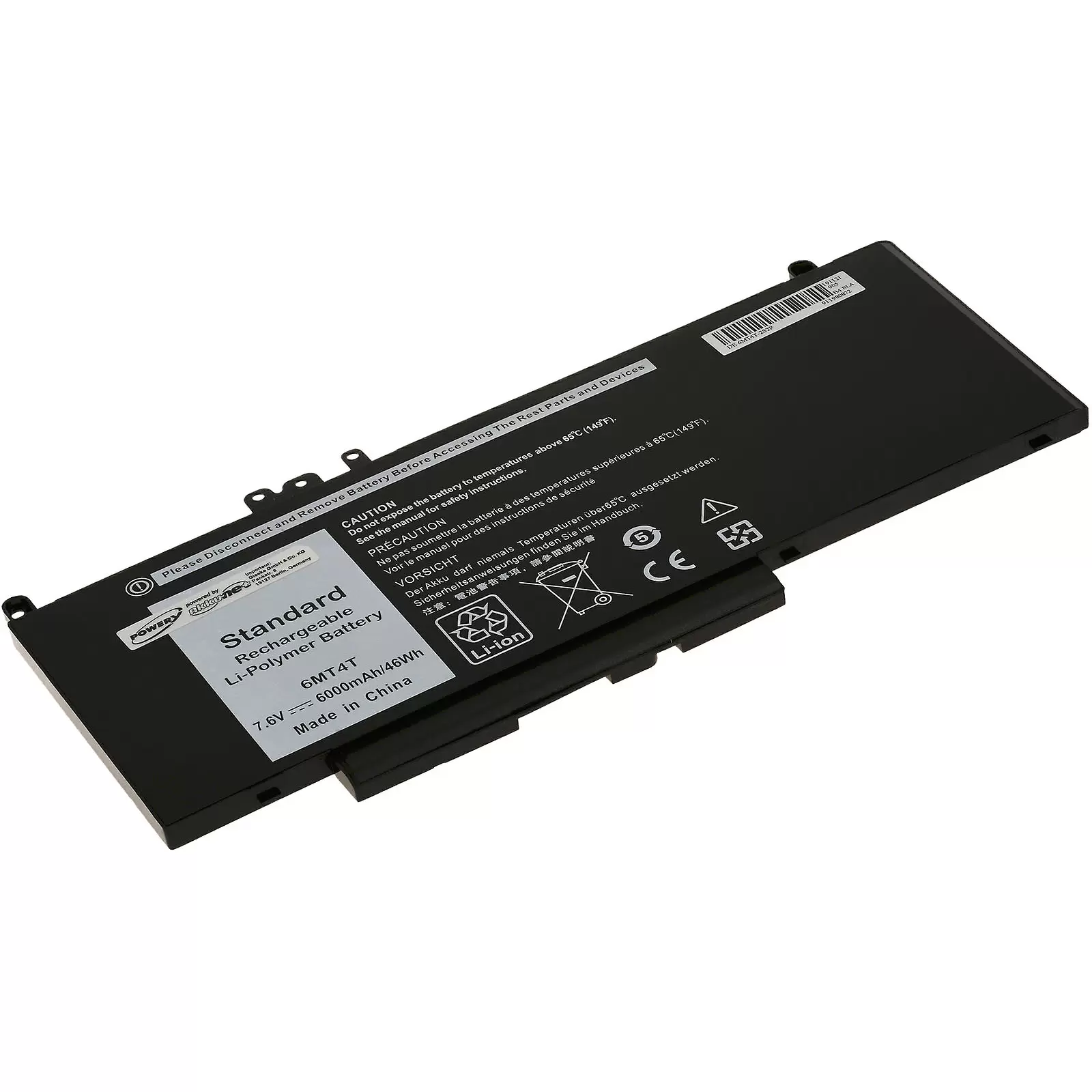 Akku für Laptop Dell Latitude E5470 / Typ 6MT4T