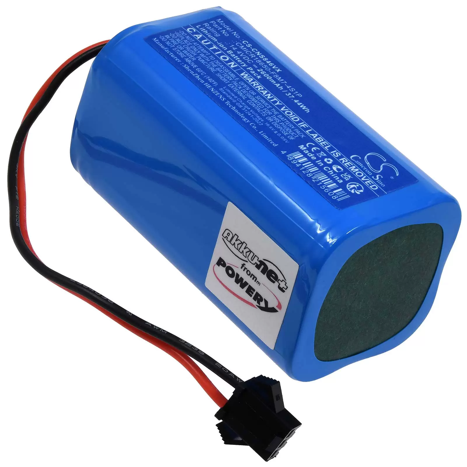 Akku passend für Saugroboter Cecotec Conga Eternal Laser Vital Conga Eternal Pet Vital Typ CMICR18650-F8M7-4S1P