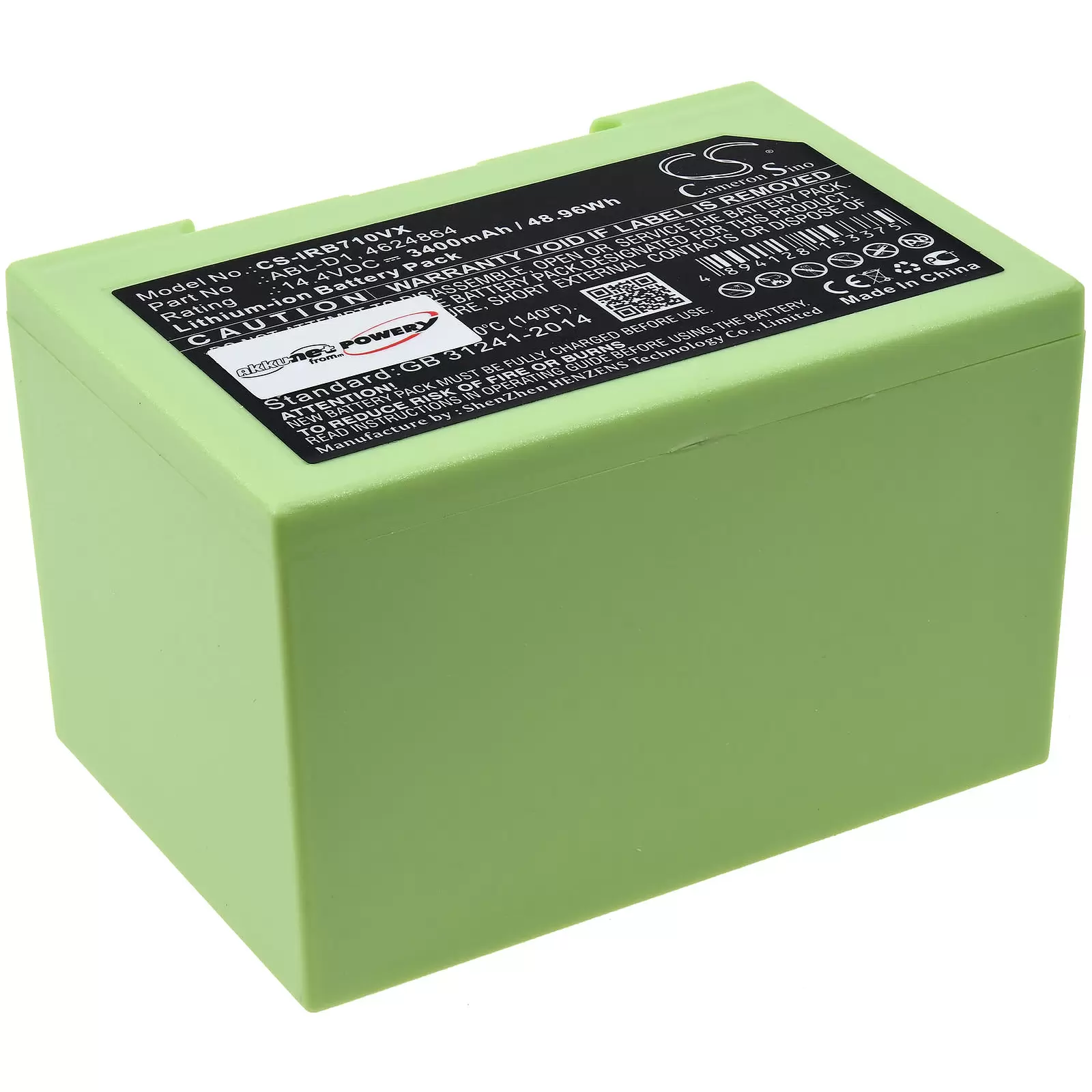 Akku kompatibel mit iRobot Roomba e5 (5150) / Roomba i7 / Roomba i7+ / Typ 4624864 u.a. Akku kompatibel mit iRobot Roomba e5 (5150) / Roomba i7 / Roomba i7+ / Typ 4624864 u.a.