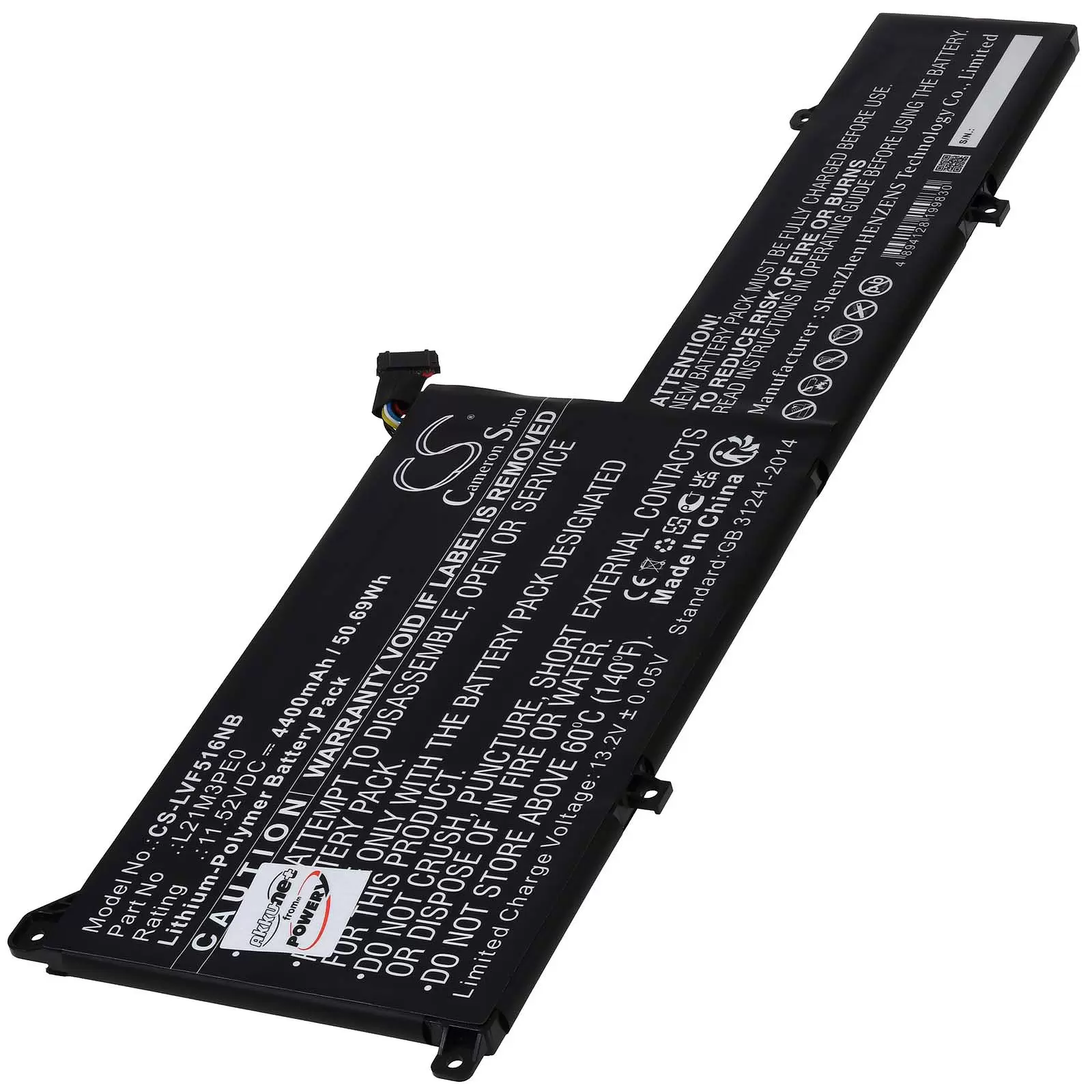 Akku passend für Laptop Lenovo IdeaPad Flex 5 14ABR8 Typ L21M3PE0 Akku passend für Laptop Lenovo IdeaPad Flex 5 14ABR8 Typ L21M3PE0
