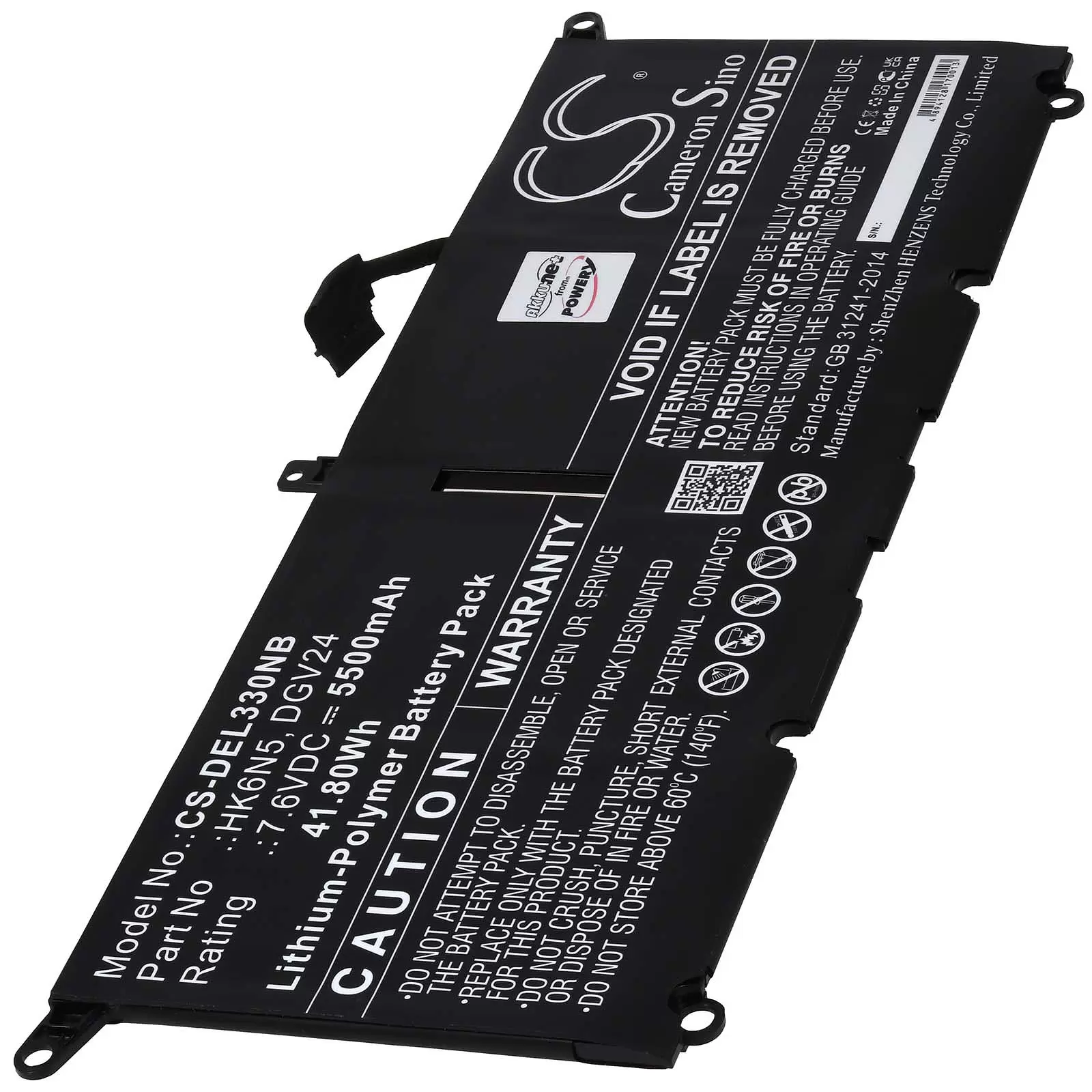 Akku passend für Laptop Dell Inspiron 13 5390 Vostro 5390 Typ HK6N5