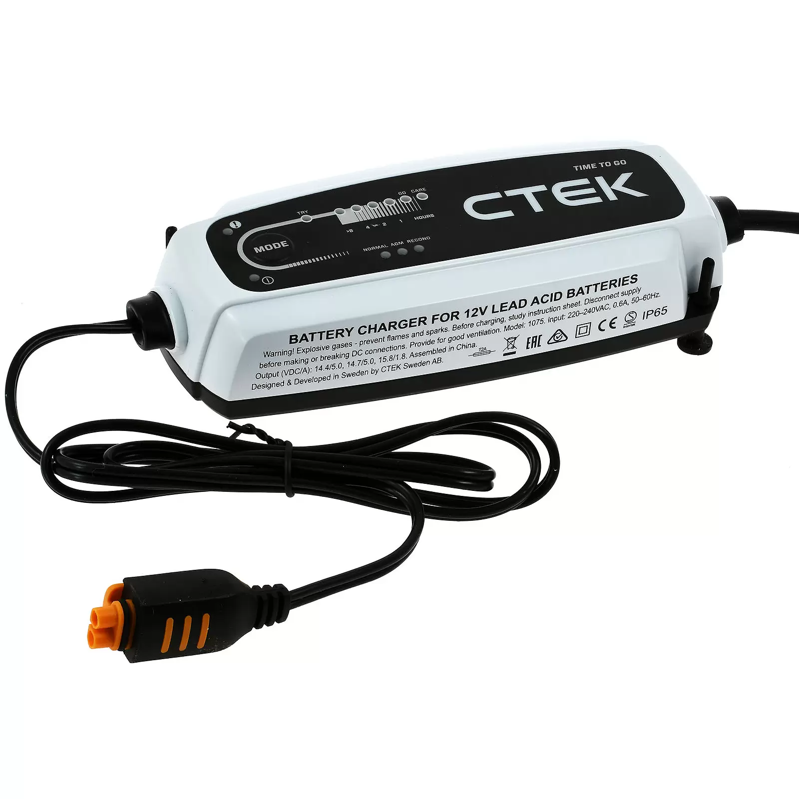 CTEK CT5 Time to Go, Batterie-Ladegerät, mit Countdown-Display 12V 5A EU-Stecker