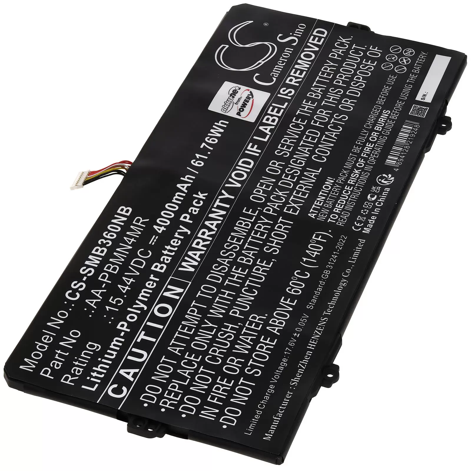 Akku passend für Laptop Samsung Galaxy Book Pro NP930XDB-KE1US NP930XDB-KH3US Typ AA-PBMN4MR Akku passend für Laptop Samsung Galaxy Book Pro NP930XDB-KE1US NP930XDB-KH3US Typ AA-PBMN4MR