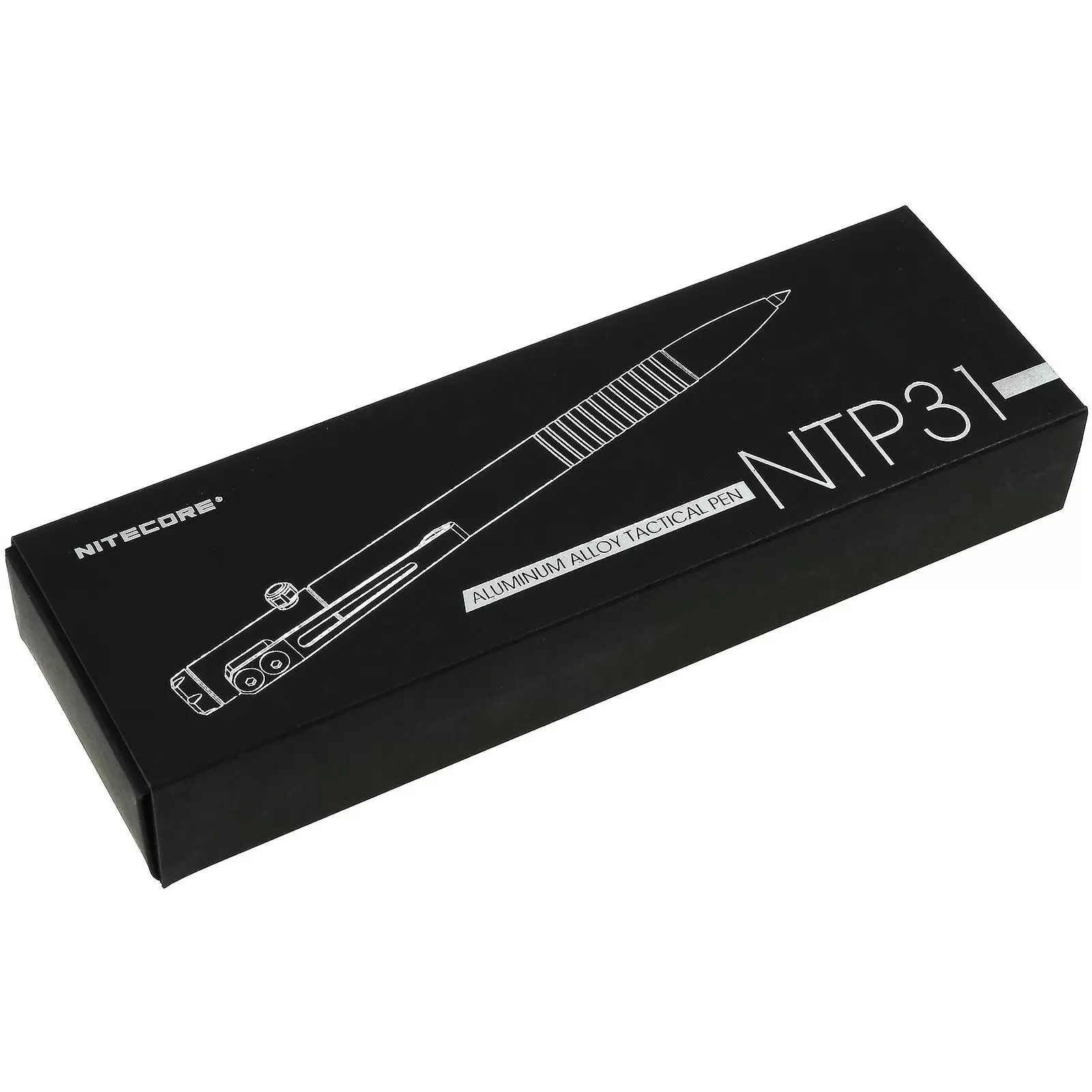 Nitecore Tactical Pen, taktischer Stift, Kugelschreiber NTP31, schwarz, Aluminium Nitecore Tactical Pen, taktischer Stift, Kugelschreiber NTP31, schwarz, Aluminium