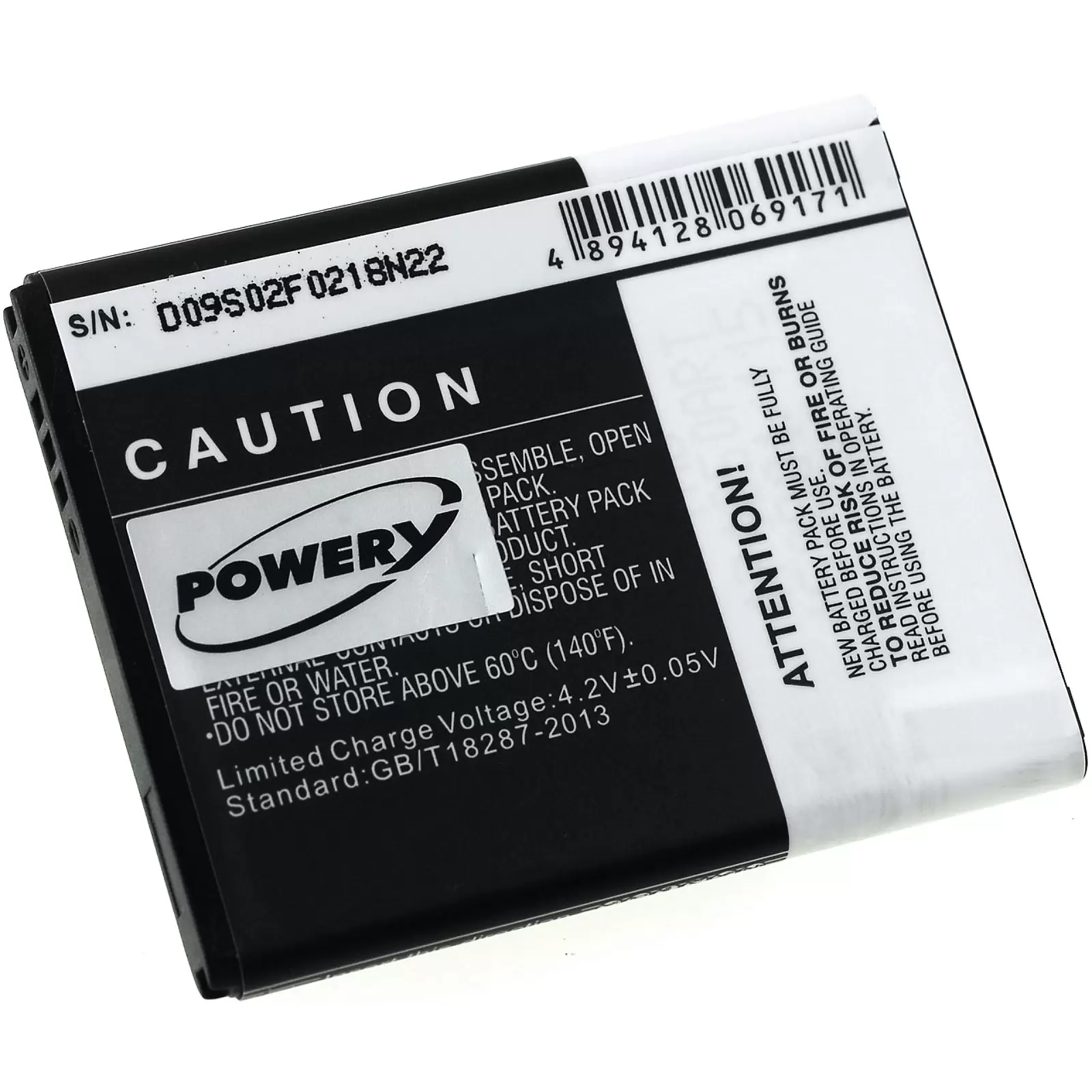 Powerakku für Smartphone Samsung Galaxy 551 / Wave 533 / GT-i5510 / Typ EB494353VU Powerakku für Smartphone Samsung Galaxy 551 / Wave 533 / GT-i5510 / Typ EB494353VU
